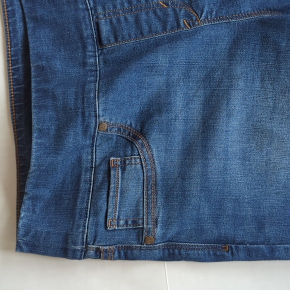 Kim Rogers Tummy Control Distressed High Rise Jeans 8 Average Blue - Picture 8 of 13